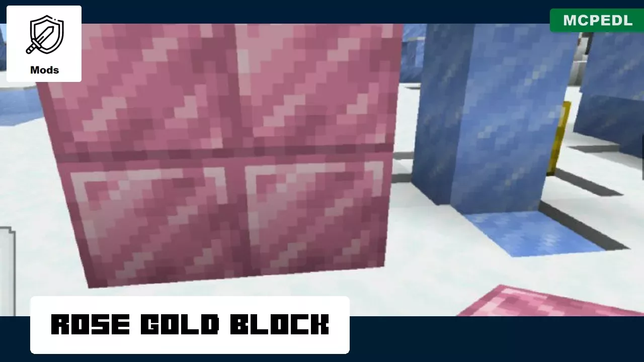 Rose Gold from Crystal Mod for Minecraft PE