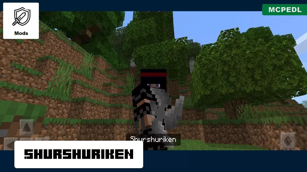 Shurshuriken from Ninja Mod for Minecraft PE