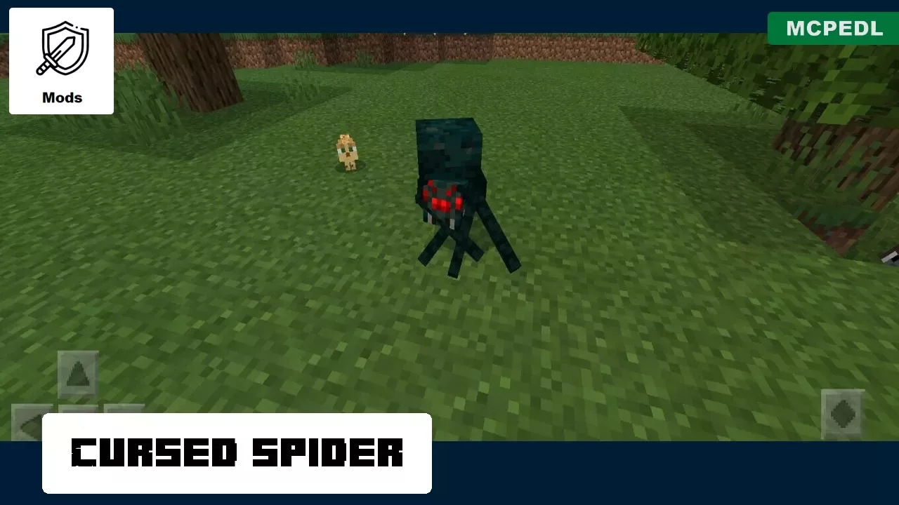 Spider from Cursed Mobs Mod for Minecraft PE