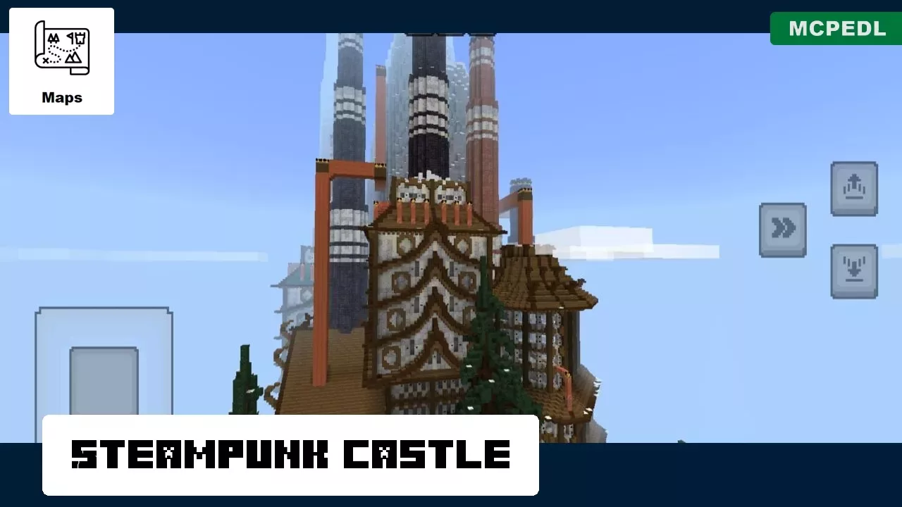 Steampunk from Giant Castle Map for Minecraft PE