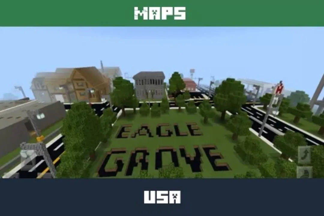 USA Map for Minecraft PE