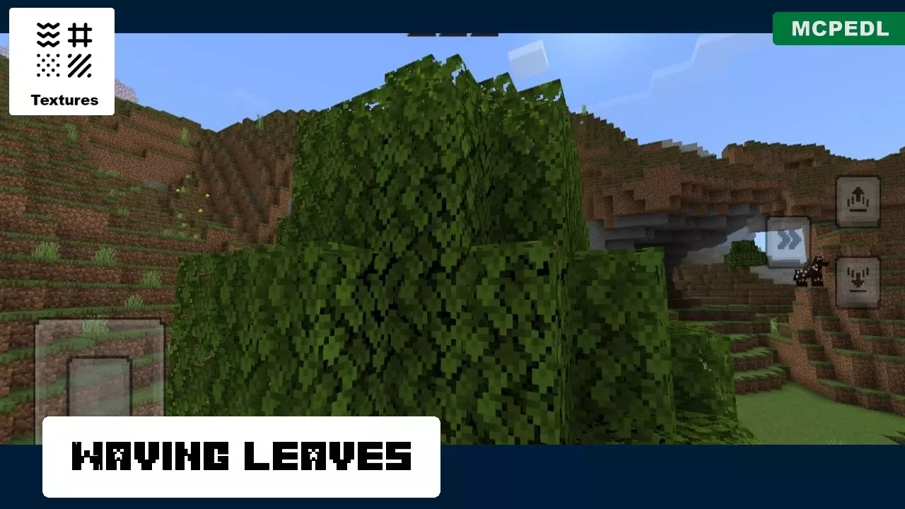 Waving Leaves from Leaves Texture Pack for Minecraft PE