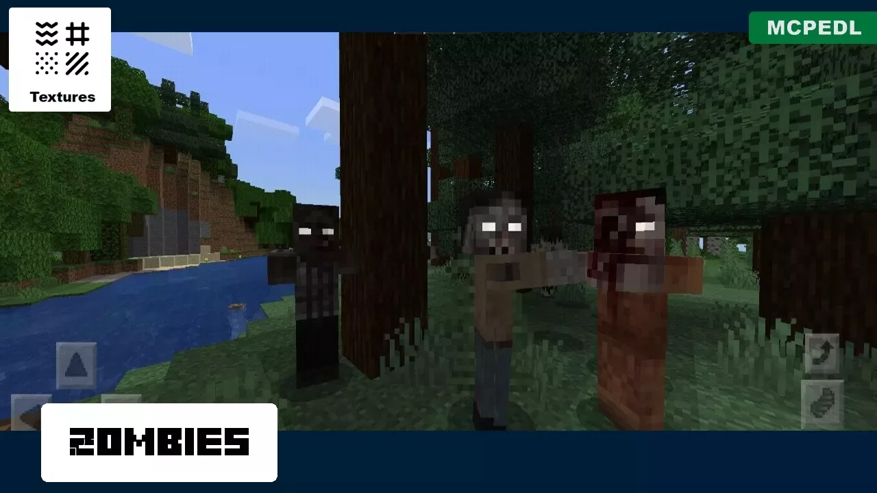 Zombies from Horror Texture Packs for Minecraft PE