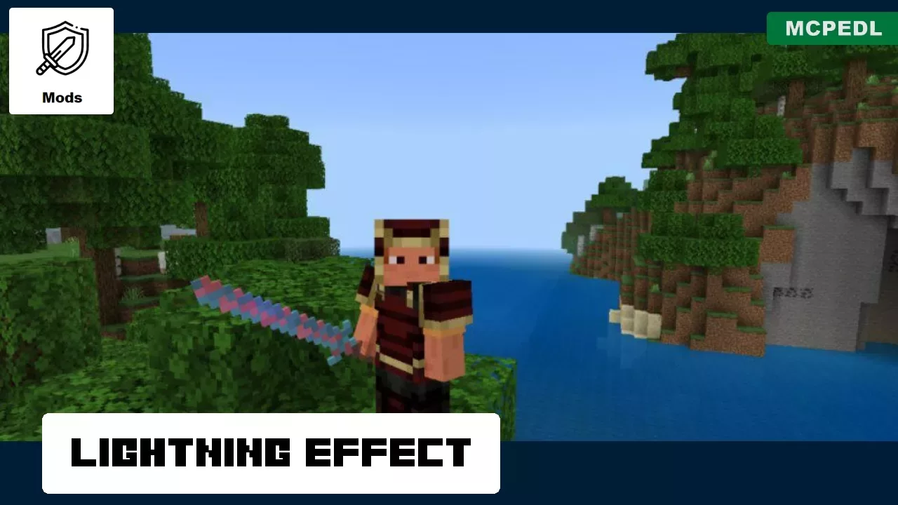 Effect from Katana Mod for Minecraft PE