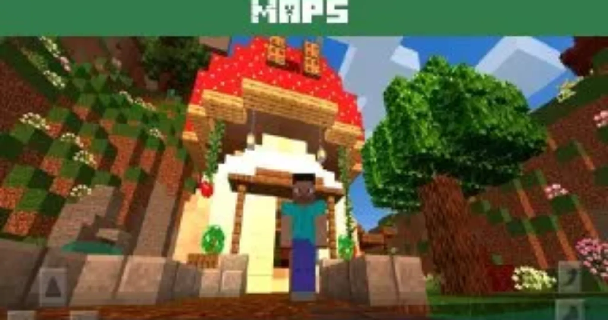 Mushroom Castle Map for Minecraft PE