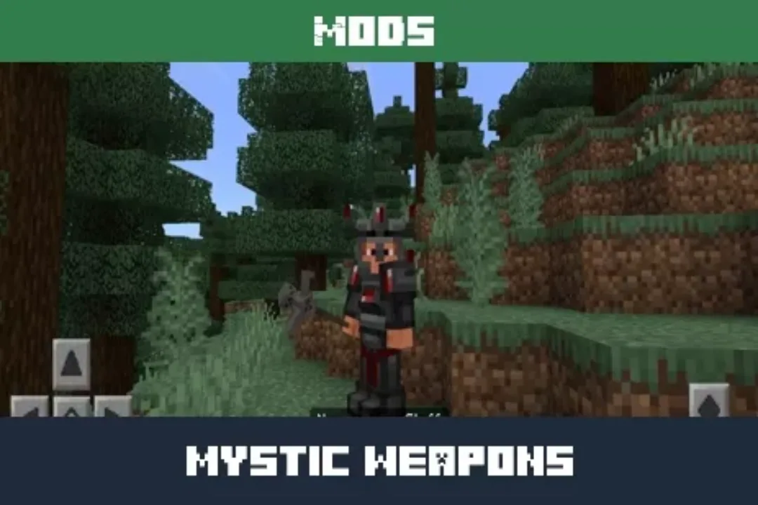 Mystic Weapons Mod for Minecraft PE