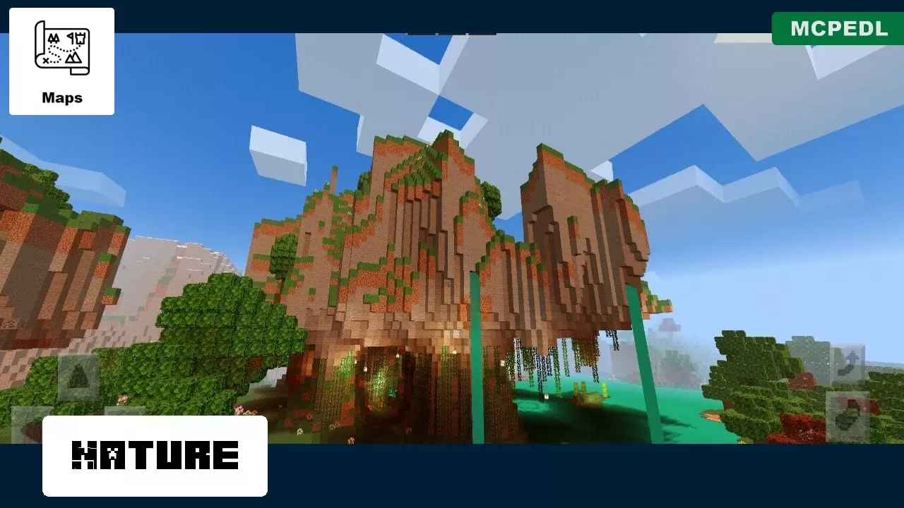 Nature from Mushroom Castle Map for Minecraft PE
