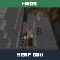 Nerf Gun Mod for Minecraft PE