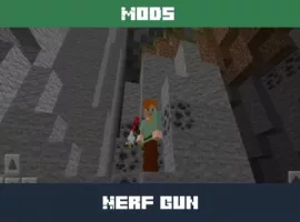 Nerf Gun Mod for Minecraft PE
