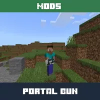 Portal Gun Mod for Minecraft PE