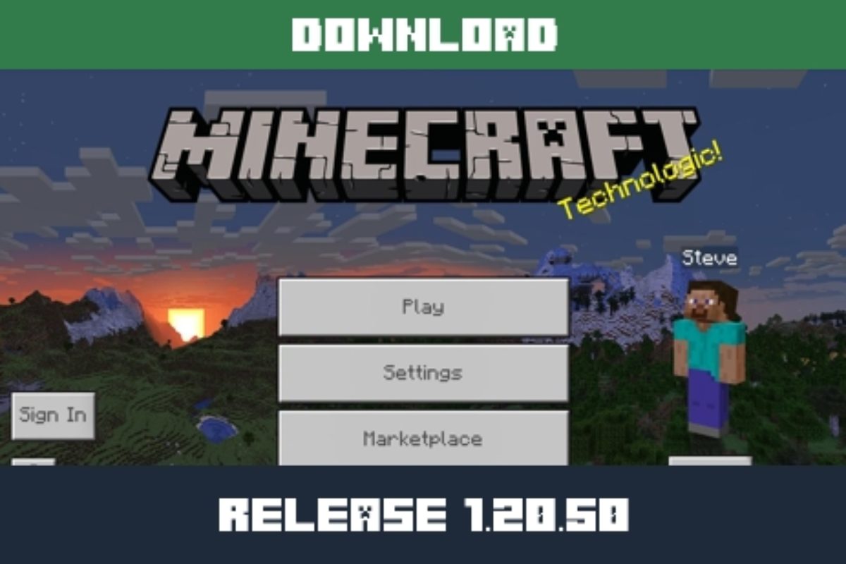 Download Minecraft PE 1.20.50 apk free: Release version
