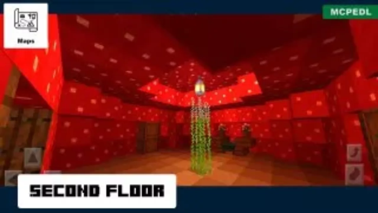 Second Floor from Mushroom Castle Map for Minecraft PE