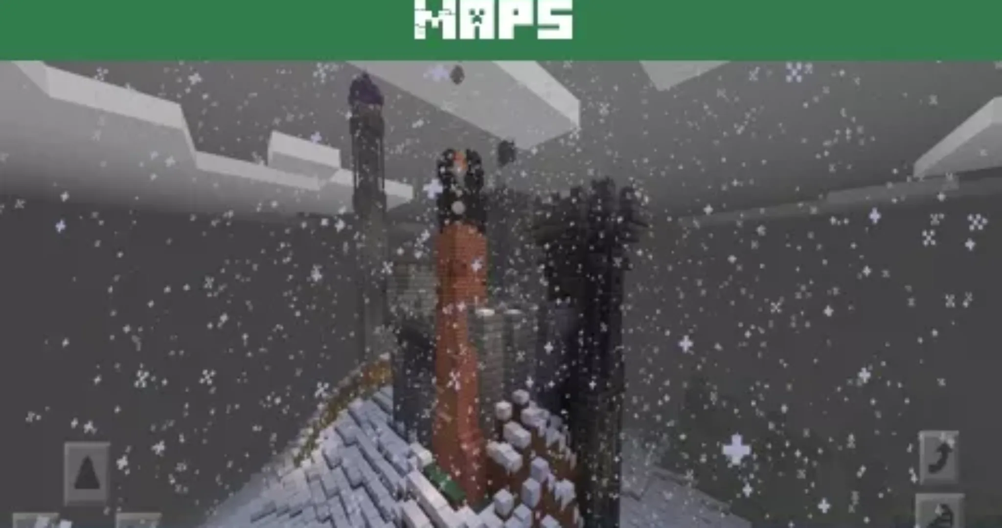 Snow Castle Map for Minecraft PE