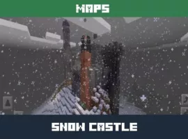 Snow Castle Map for Minecraft PE