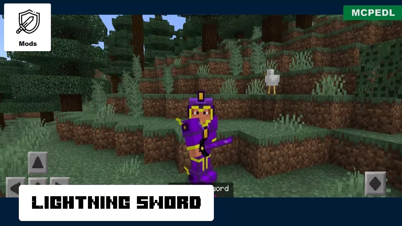 Sword from Mystic Weapon Mod for Minecraft PE
