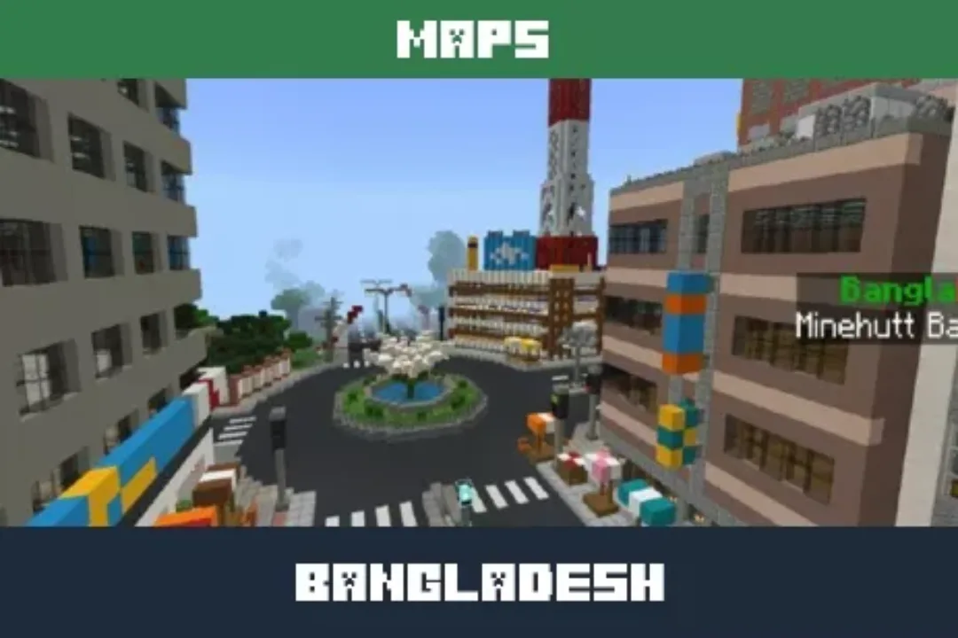 Bangladesh Map for Minecraft PE