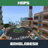 Bangladesh Map for Minecraft PE