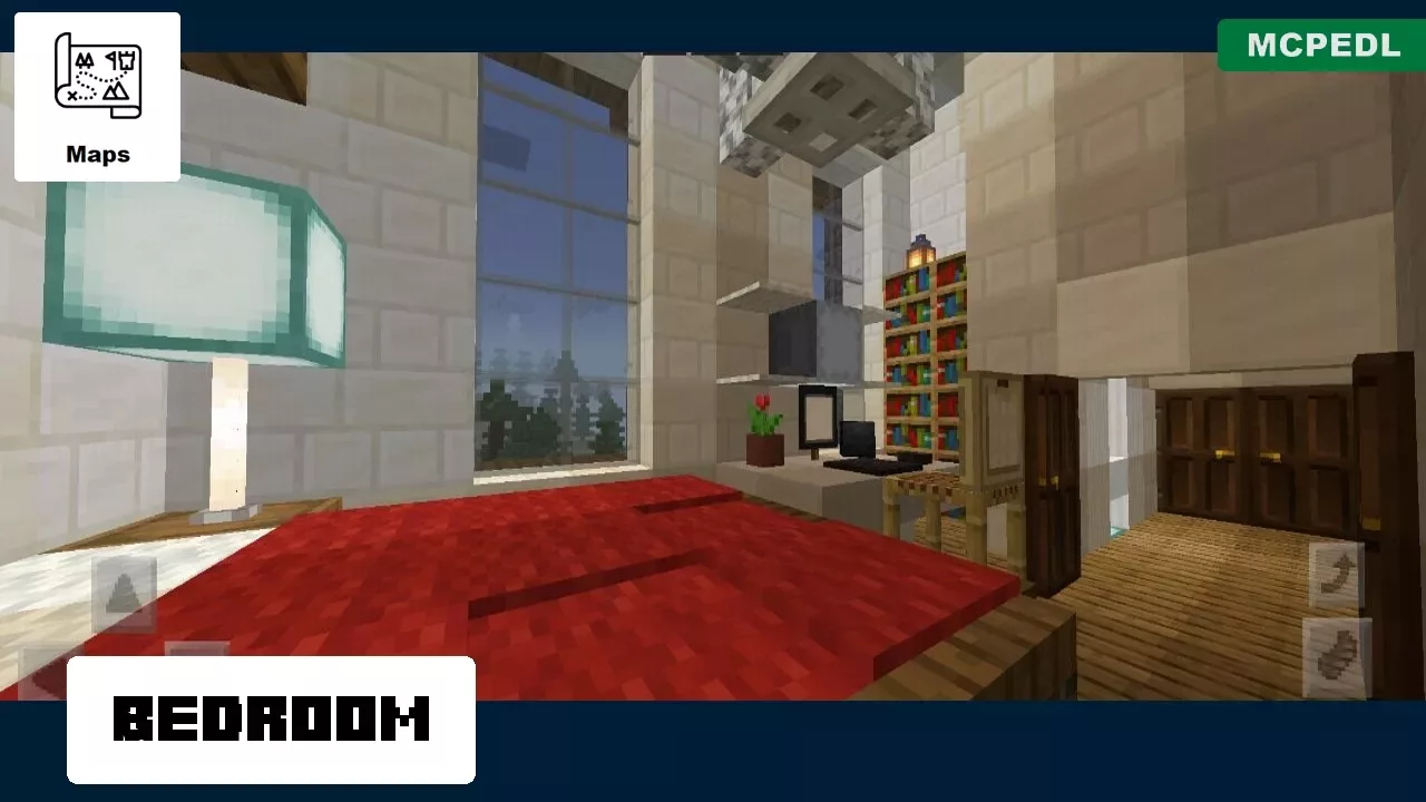 Bedroom from White Castle Map for Minecraft PE