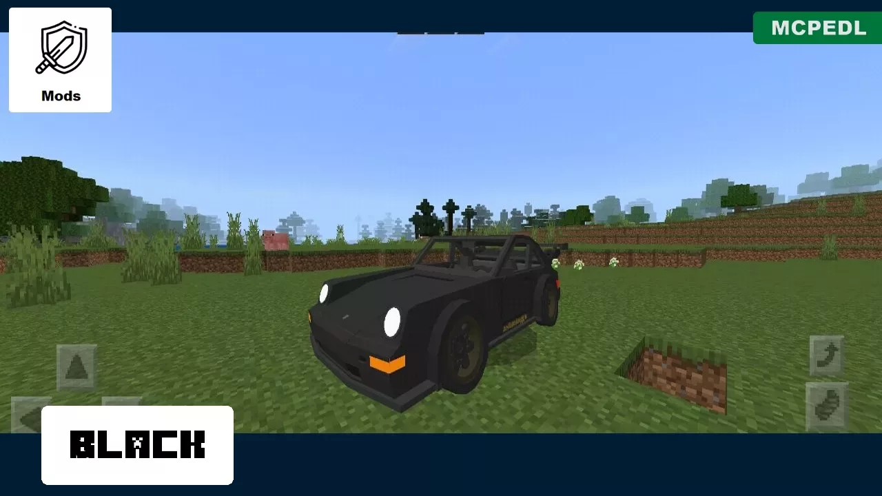 Black from Porshe Mod for Minecraft PE