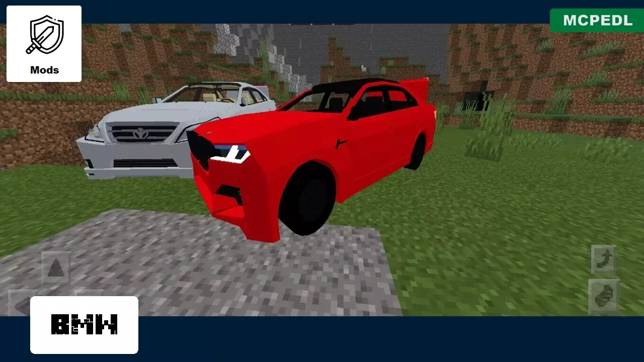 BMW from Rolls Royce Mod for Minecraft PE