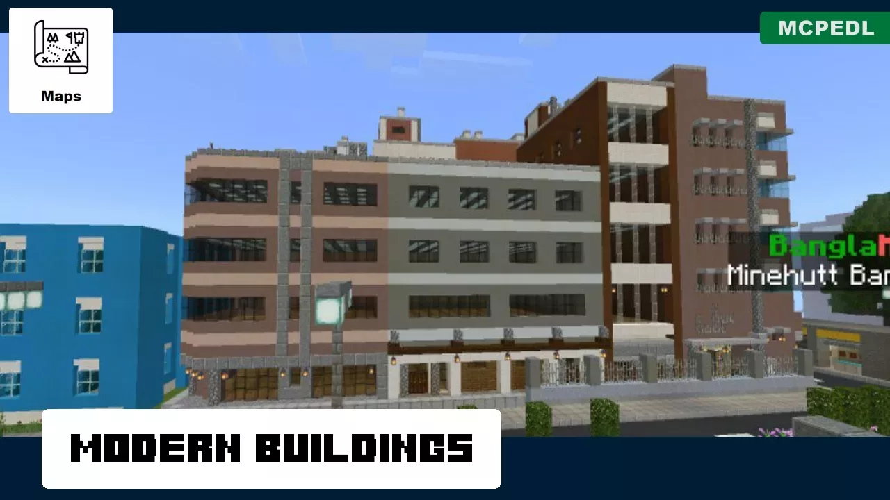 Building from Bangladesh Map for Minecraft PE