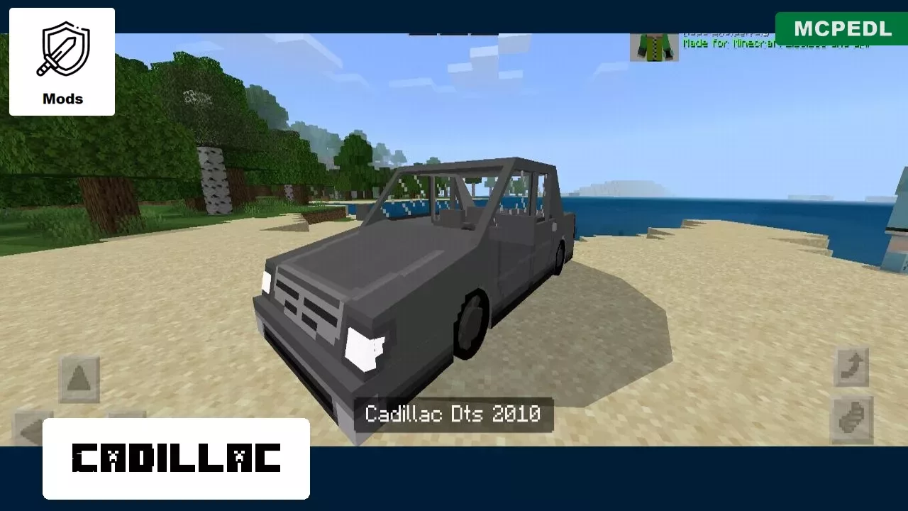 Cadillac from Limousine Mod for Minecraft PE