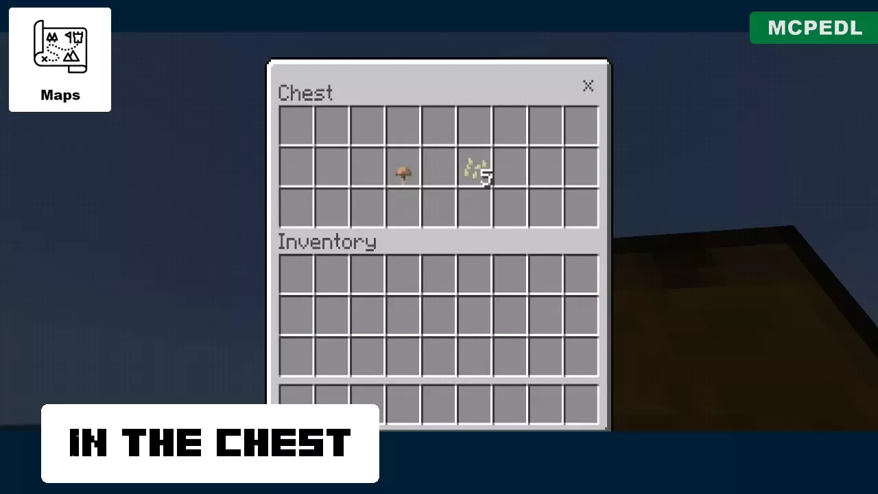 Chest from Ocean Survival Map for Minecraft PE