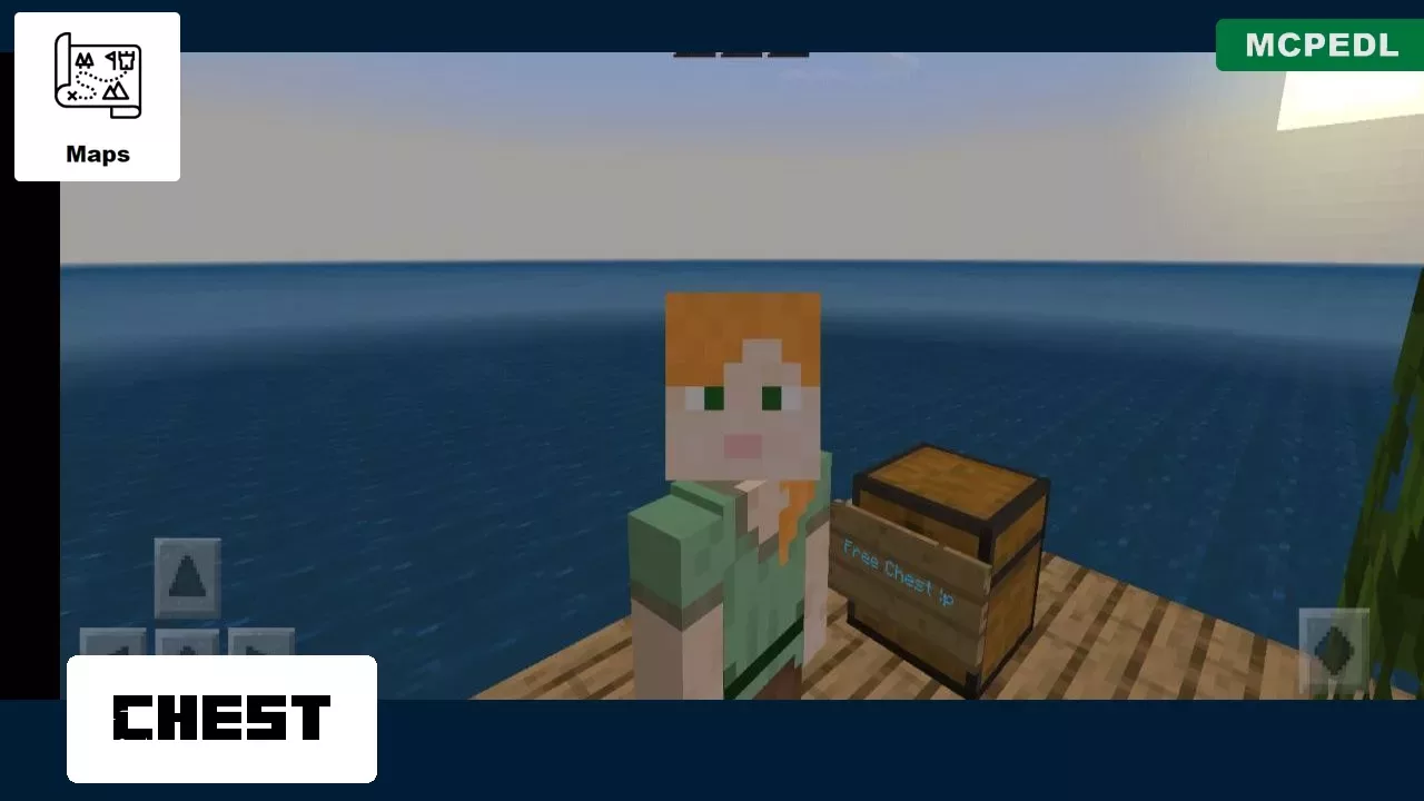 Chest from Raft Survival Map for Minecraft PE