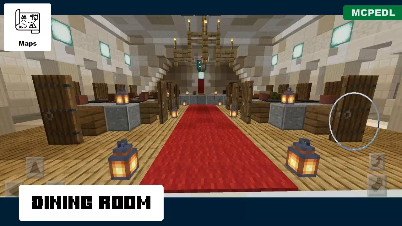 Dining Room from White Castle Map for Minecraft PE
