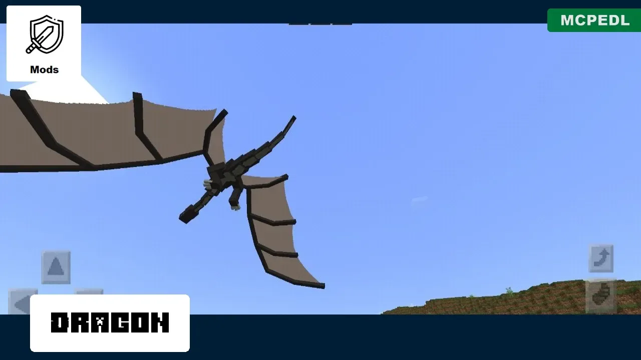 Dragon from Lord of Rings Mod for Minecraft PE