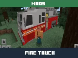 Fire Truck Mod for Minecraft PE