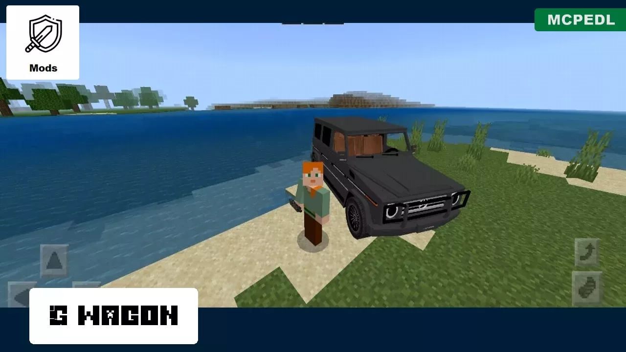 G Wagon from Gelentwagen Mod for Minecraft PE