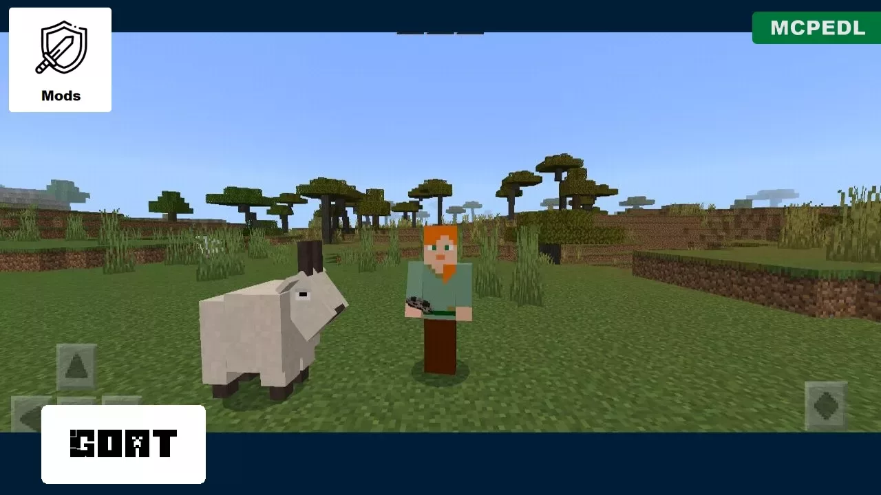 Goat from Mountains Mod for Minecraft PE