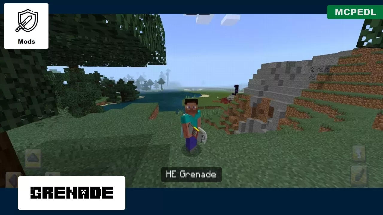 Grenade from Call of Duty Mod for Minecraft PE