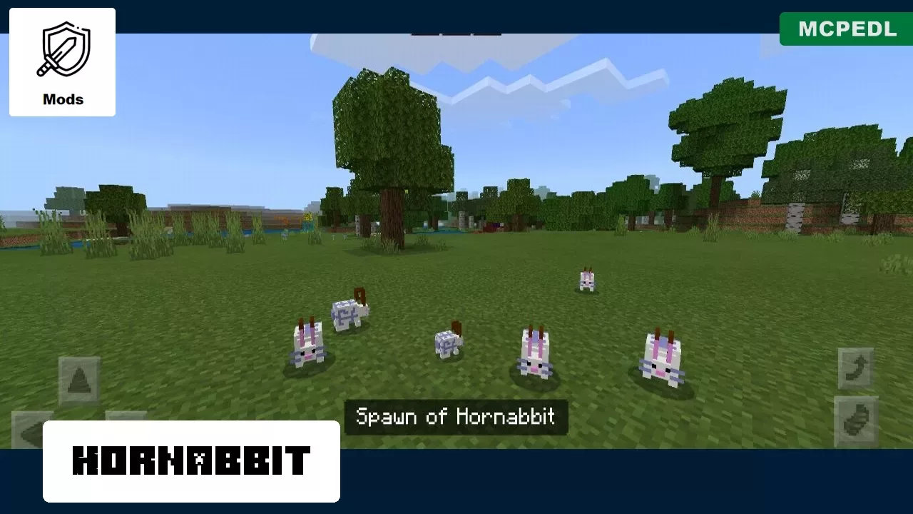 Hornabbit from Heaven Mod for Minecraft PE