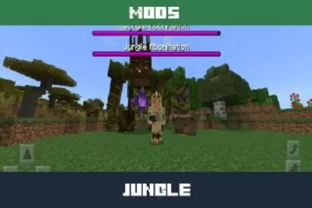 Jungle Mod for Minecraft PE
