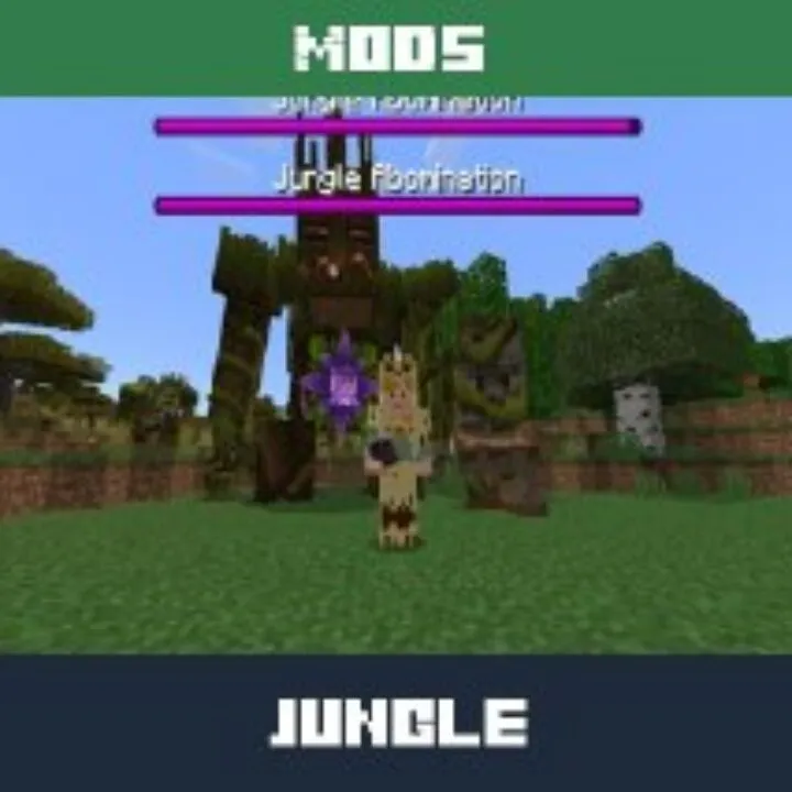 Jungle Mod for Minecraft PE