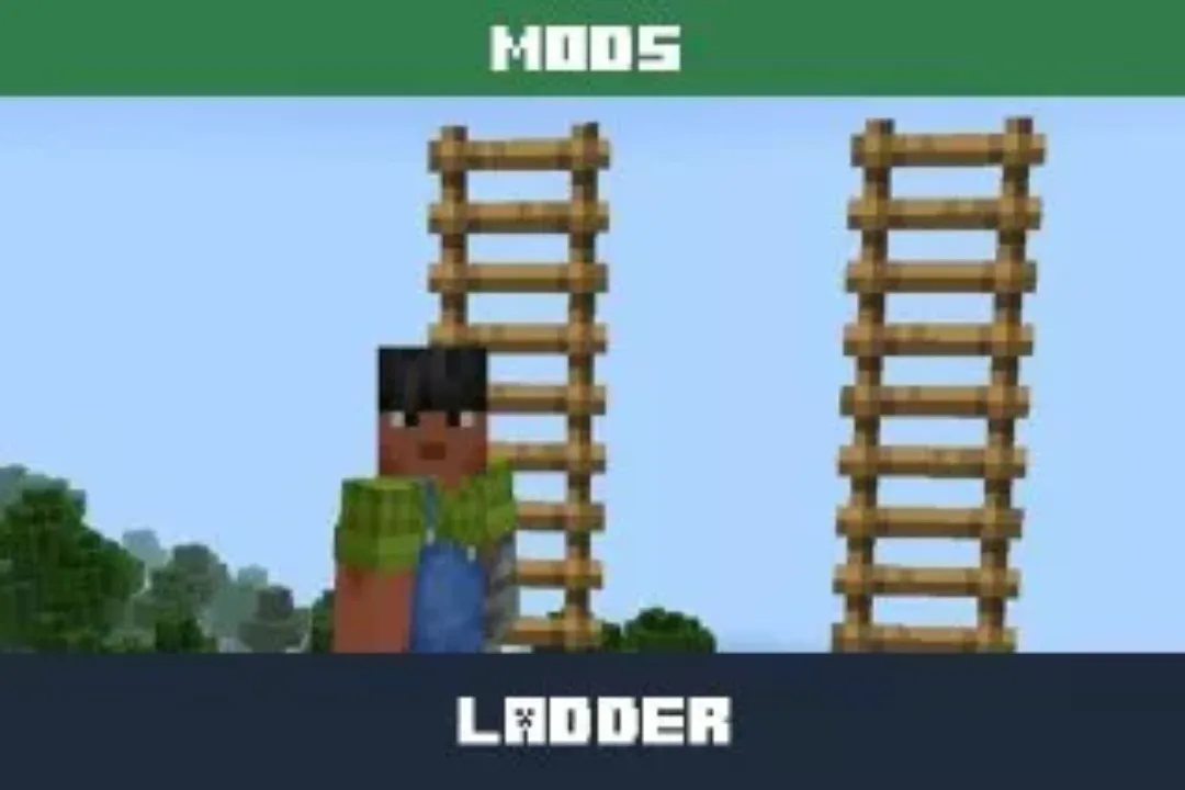 Ladder Mod for Minecraft PE