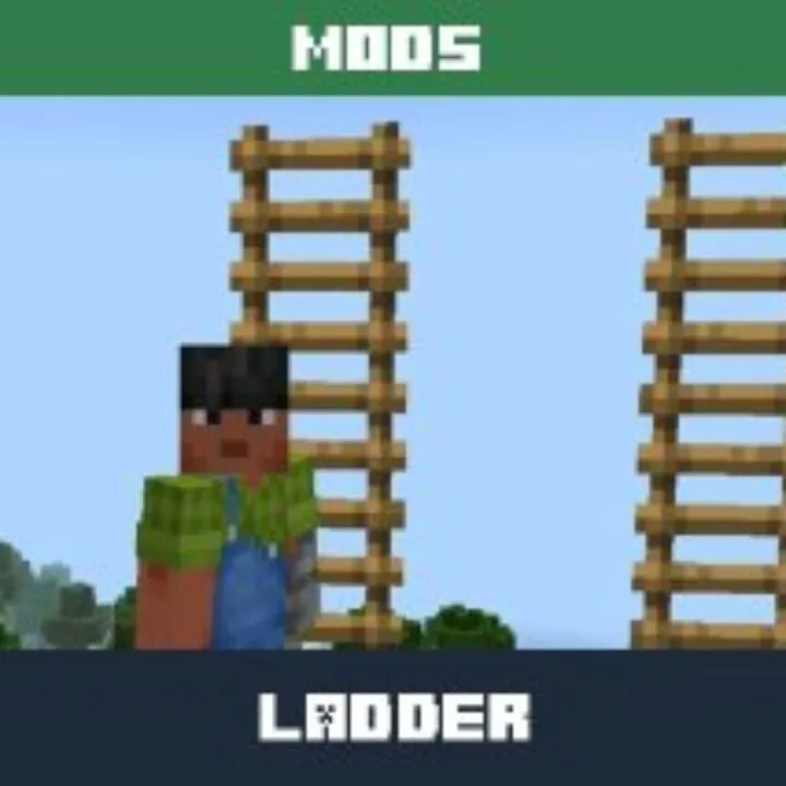 Ladder Mod for Minecraft PE
