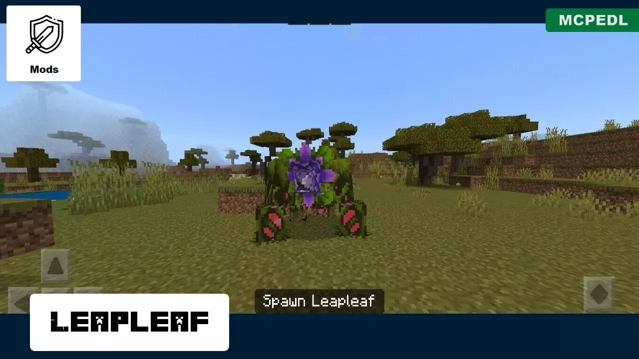 Leapleaf from Jungle Mod for Minecraft PE