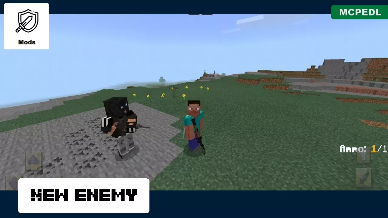 Enemy from Call of Duty Mod for Minecraft PE