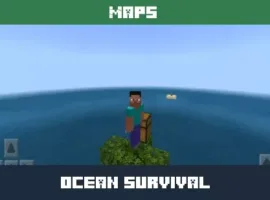 Ocean Survival Map for Minecraft PE