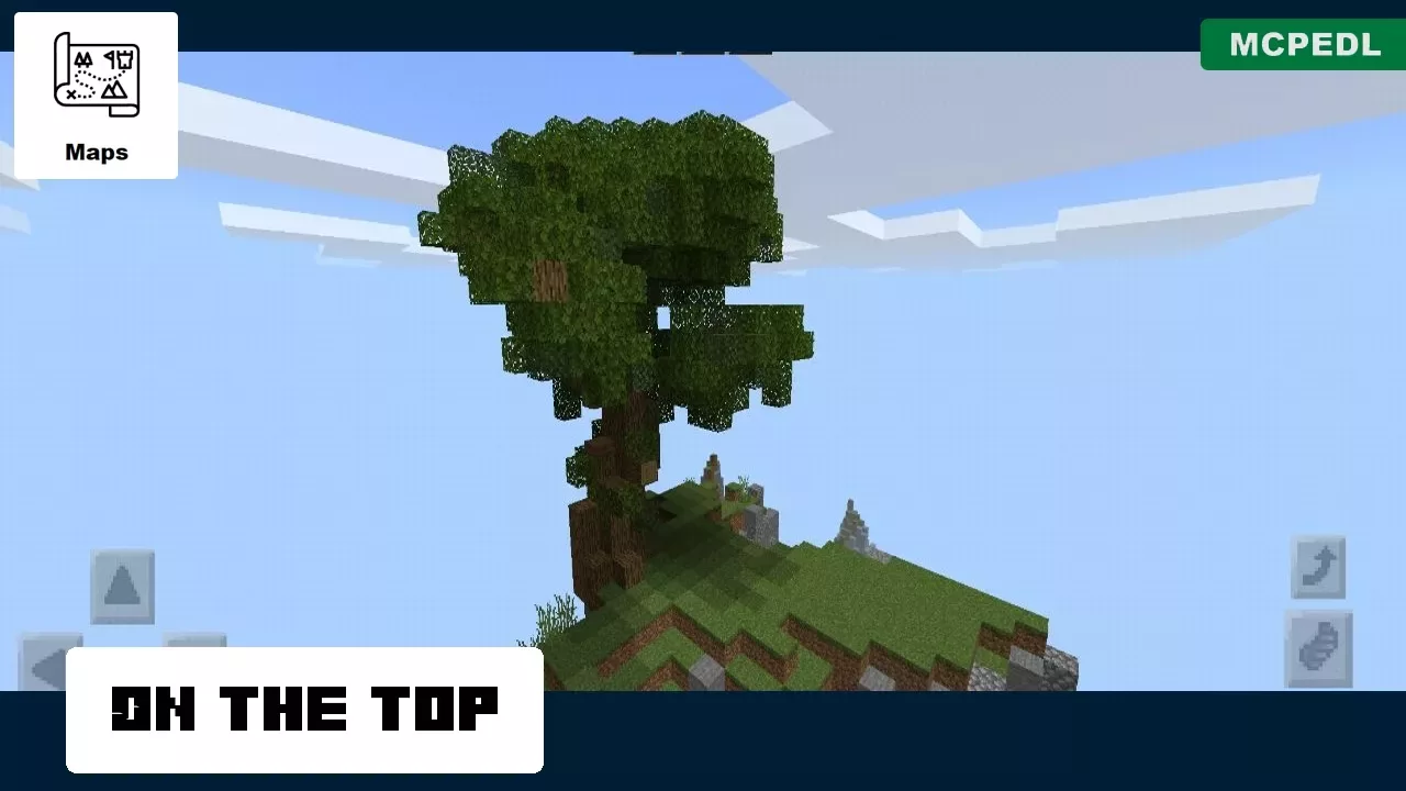 On the Top from Achievement Survival Map for Minecraft PE