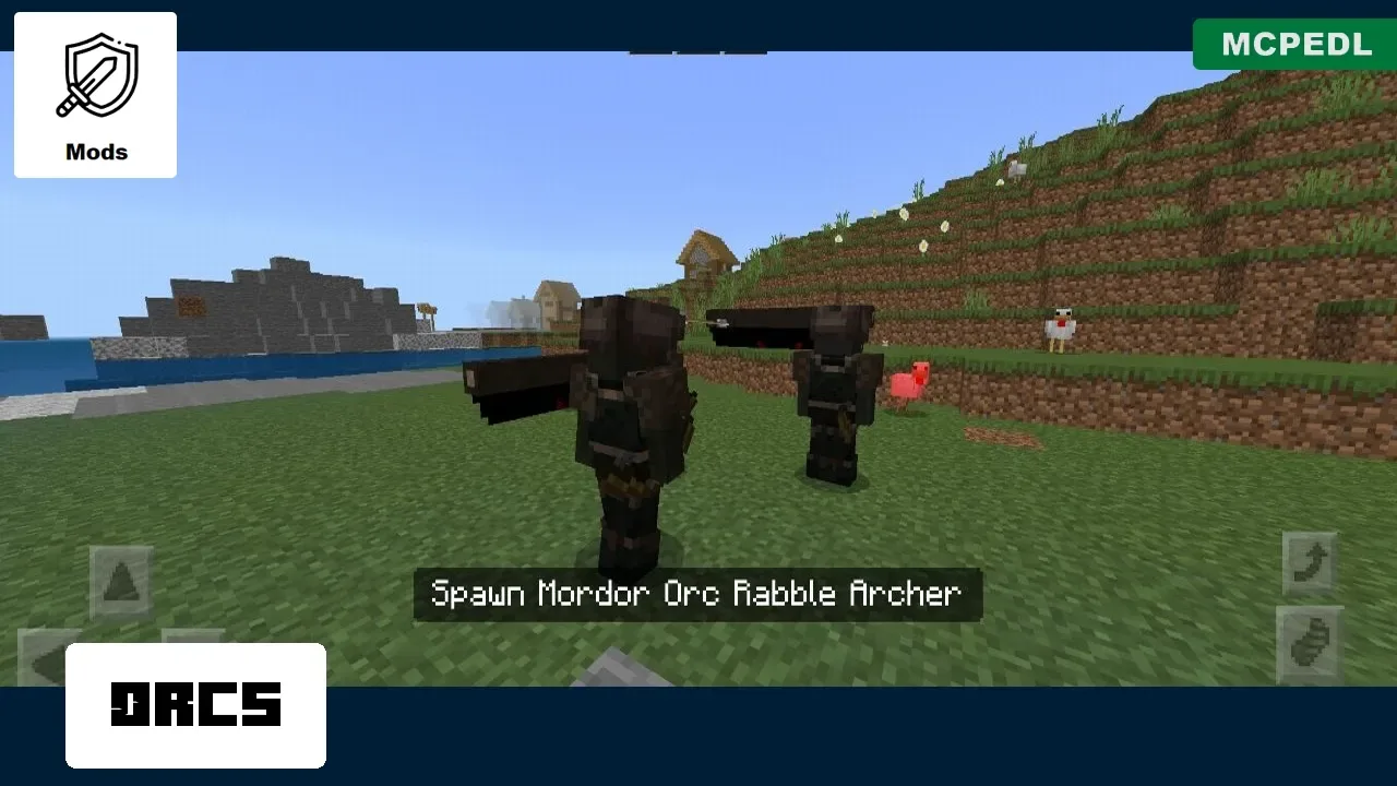 Orc from Lord of Rings Mod for Minecraft PE