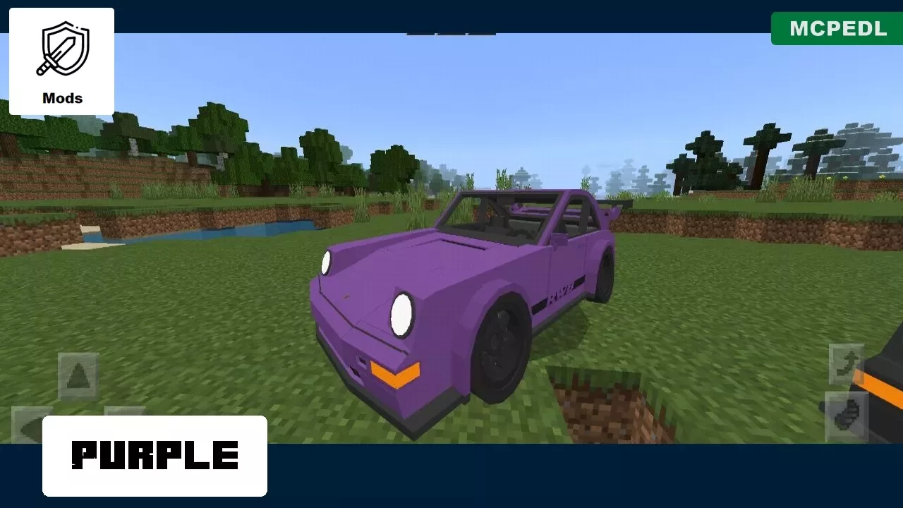 Purple from Porshe Mod for Minecraft PE