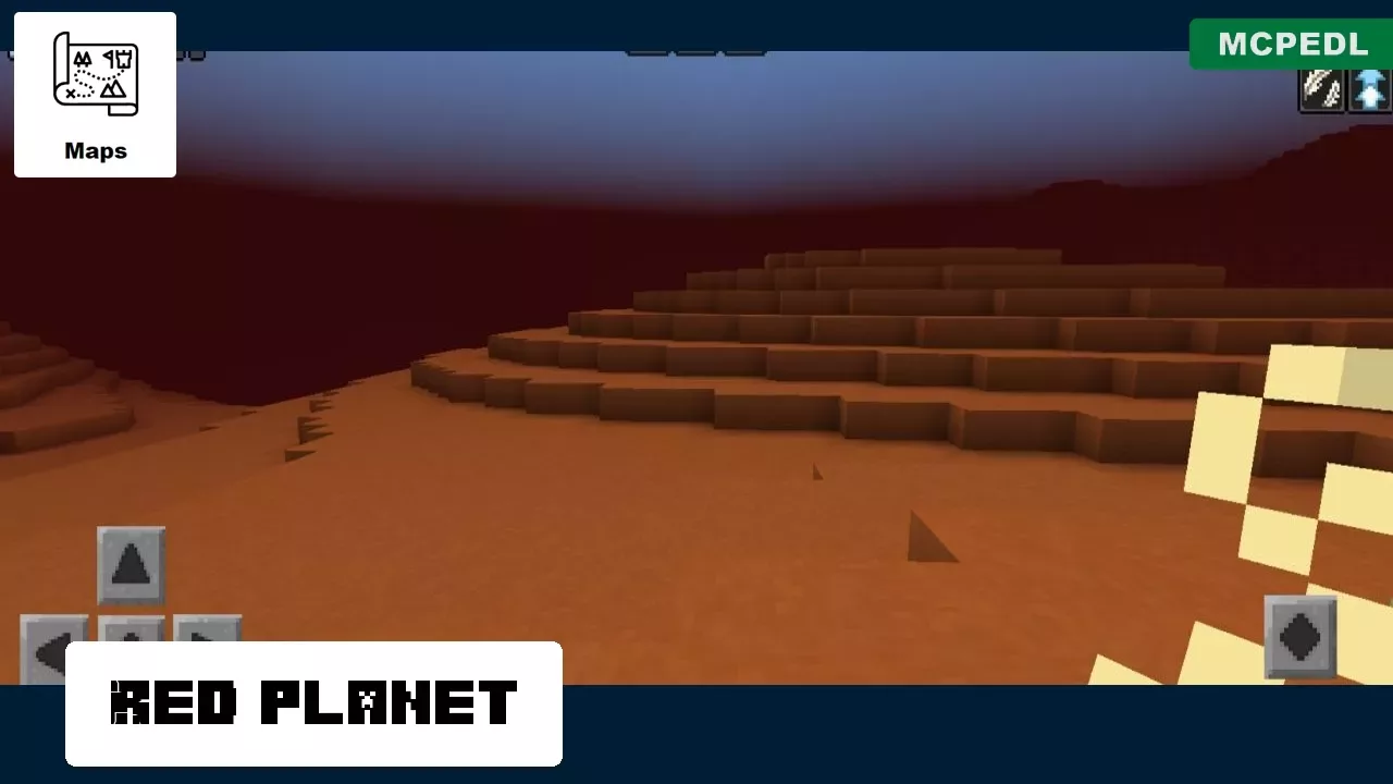 Red Planet from Mars Map for Minecraft PE