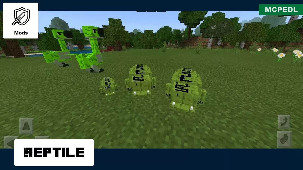 Reptile from Heaven Mod for Minecraft PE