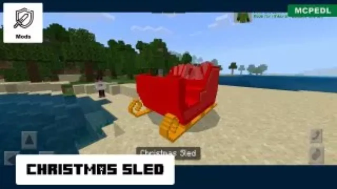 Sled from Limousine Mod for Minecraft PE