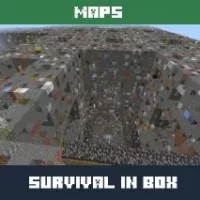 Survival in a Box Map for Minecraft PE