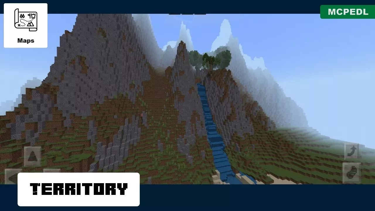 Territory from Achievement Survival Map for Minecraft PE